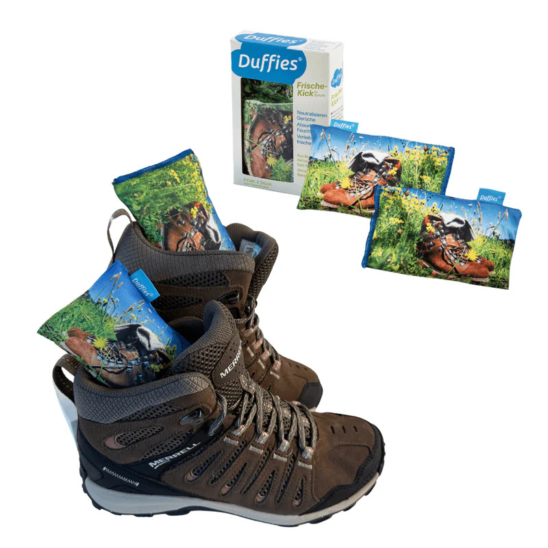 DUFFIES® Anti-Geruchs-Kissen für Schuhe und mehr