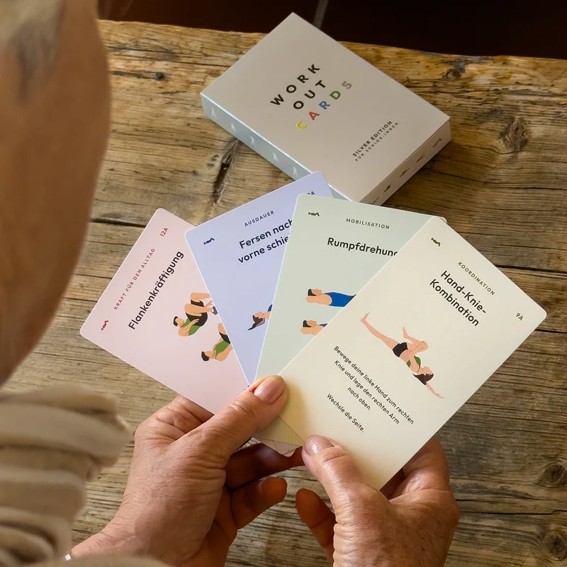 Workout Cards für das Training im Alter - Silver Edition für Senioren