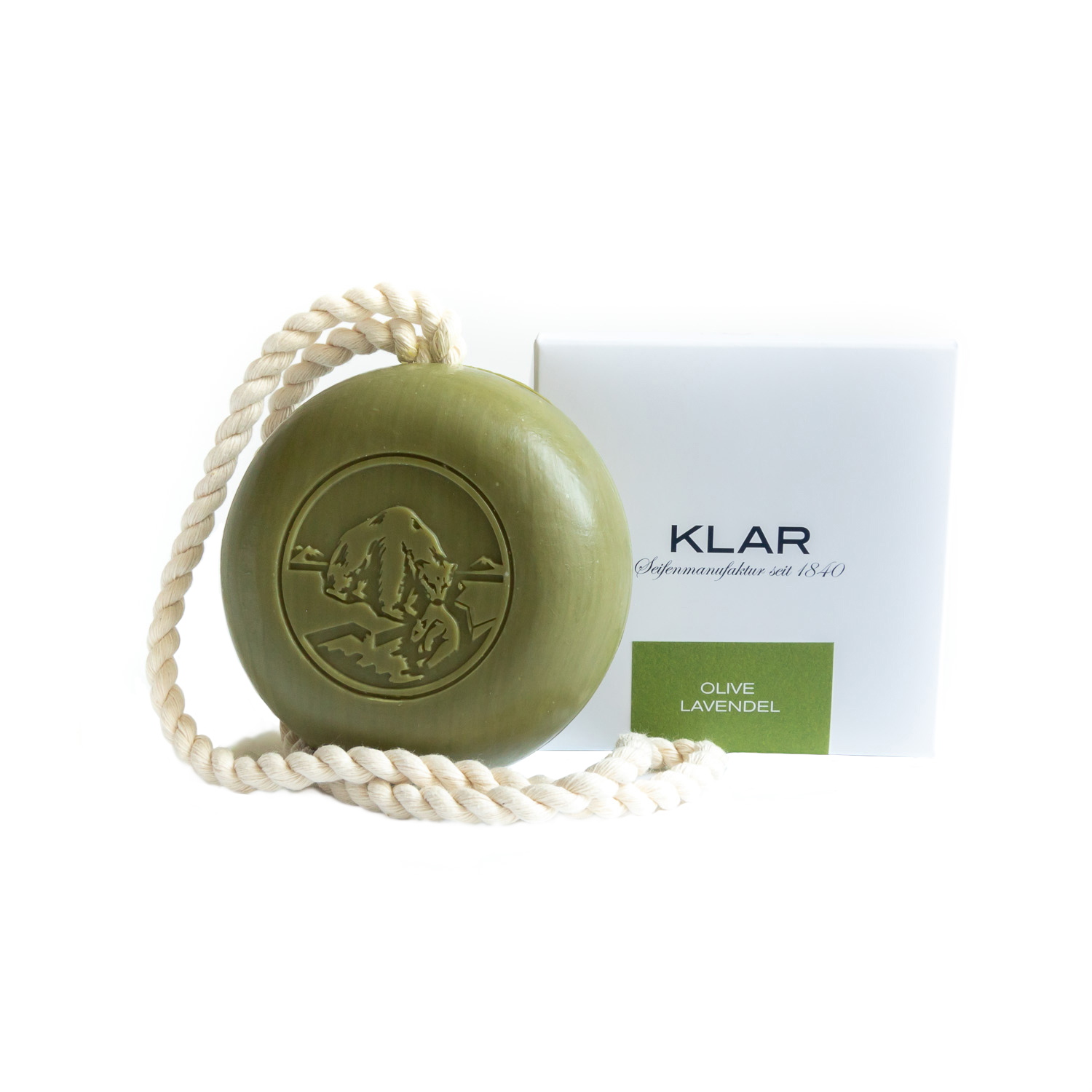 Klar Seifen aus Heidelberg - Haar- & Körperseife Olive/Lavendel 250g, Cosmos zertifiziert, palmölfrei Klar Seifen aus Heidelberg - Haar- & Körperseife Olive/Lavendel 250g, Cosmos zertifiziert, palmölfrei