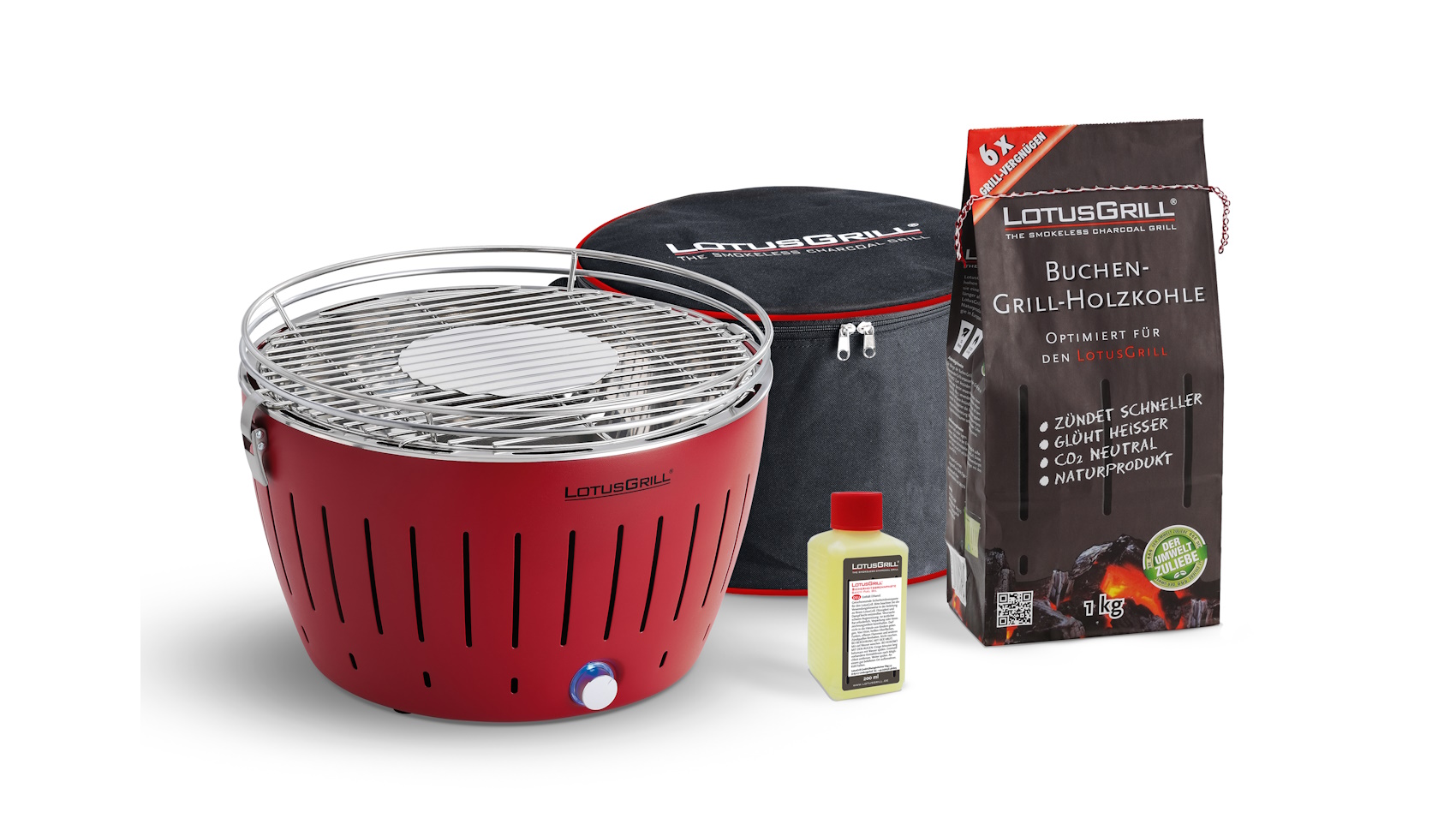 LotusGrill® Classic-Set - Holzkohlebetrieb