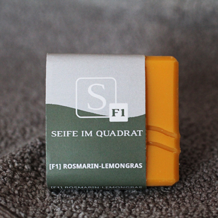 Seife im Quadrat - [F1] Rosmarin-Lemongras 