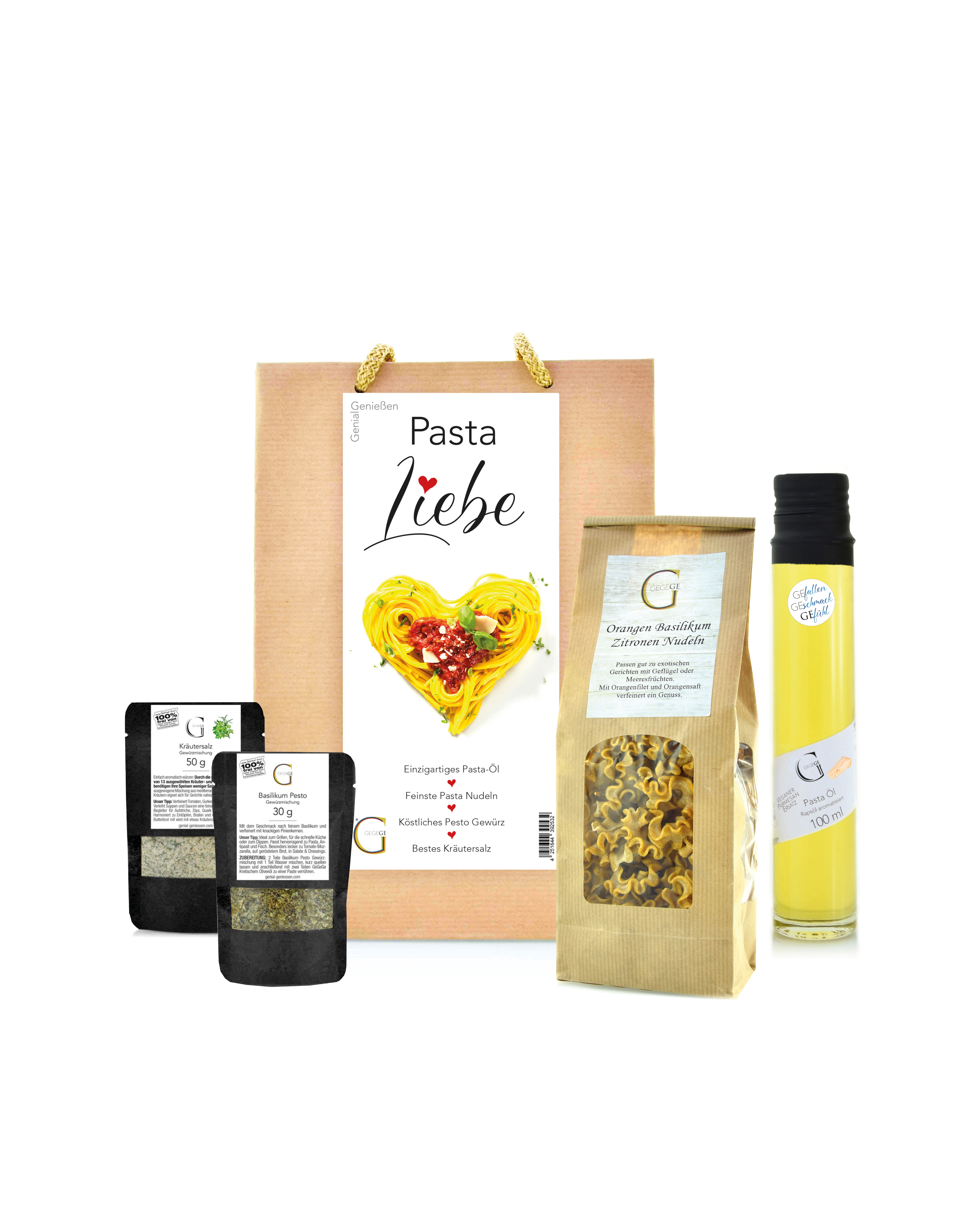Geschenk-Set Pasta Liebe Geschenk-Set Pasta Liebe