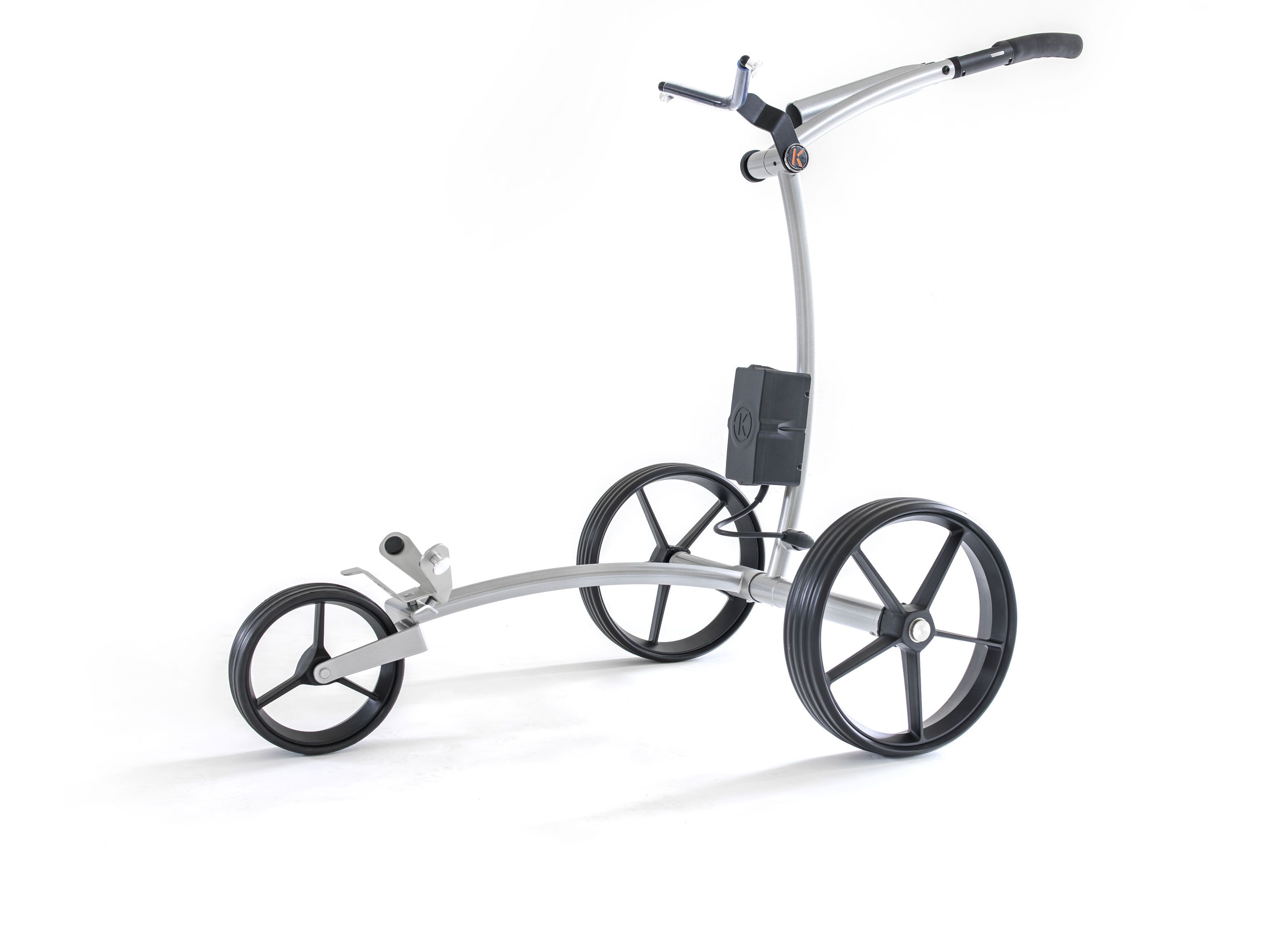 E-Golf-Trolley K5 - mit Scorekartenhalter und Schirm! E-Golf-Trolley K5 - mit Scorekartenhalter und Schirm!