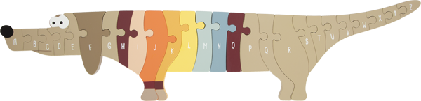 Buchstabenpuzzle Hund Buchstabenpuzzle Hund