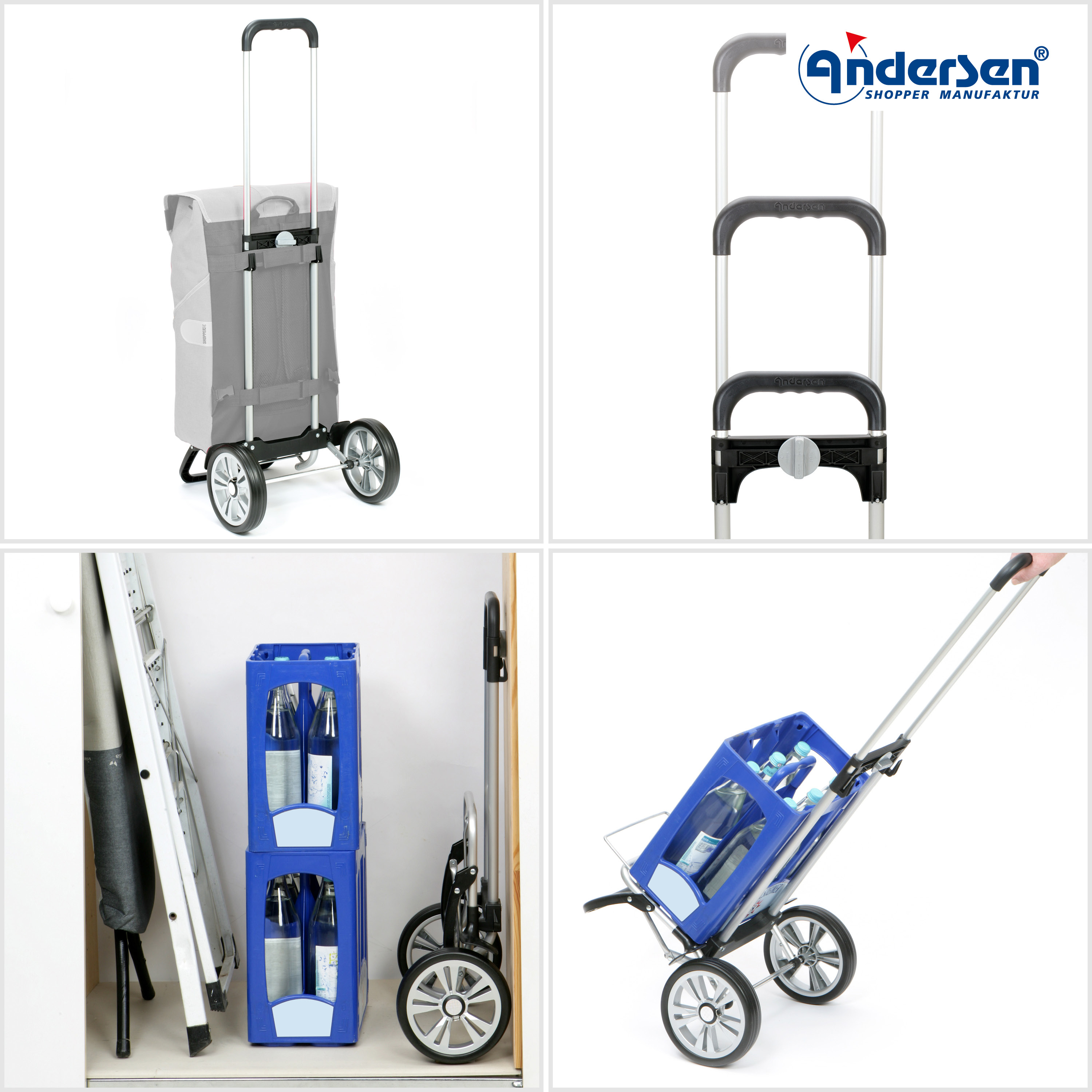 Alu Star Shopper Hilma- leichtes & wendiges Aluminium-Fahrgestell