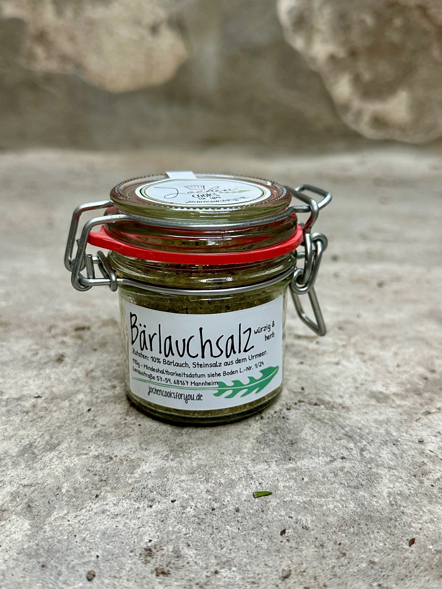 Bärlauch Salz vun monnem Bärlauch Salz vun monnem