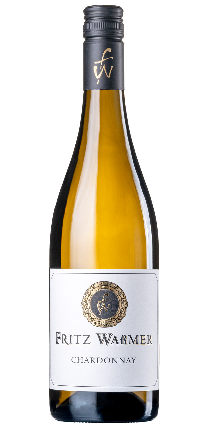 12 Flaschen Chardonnay trocken (2023) - Weingut Fritz Wassmer 12 Flaschen Chardonnay trocken (2023) - Weingut Fritz Wassmer