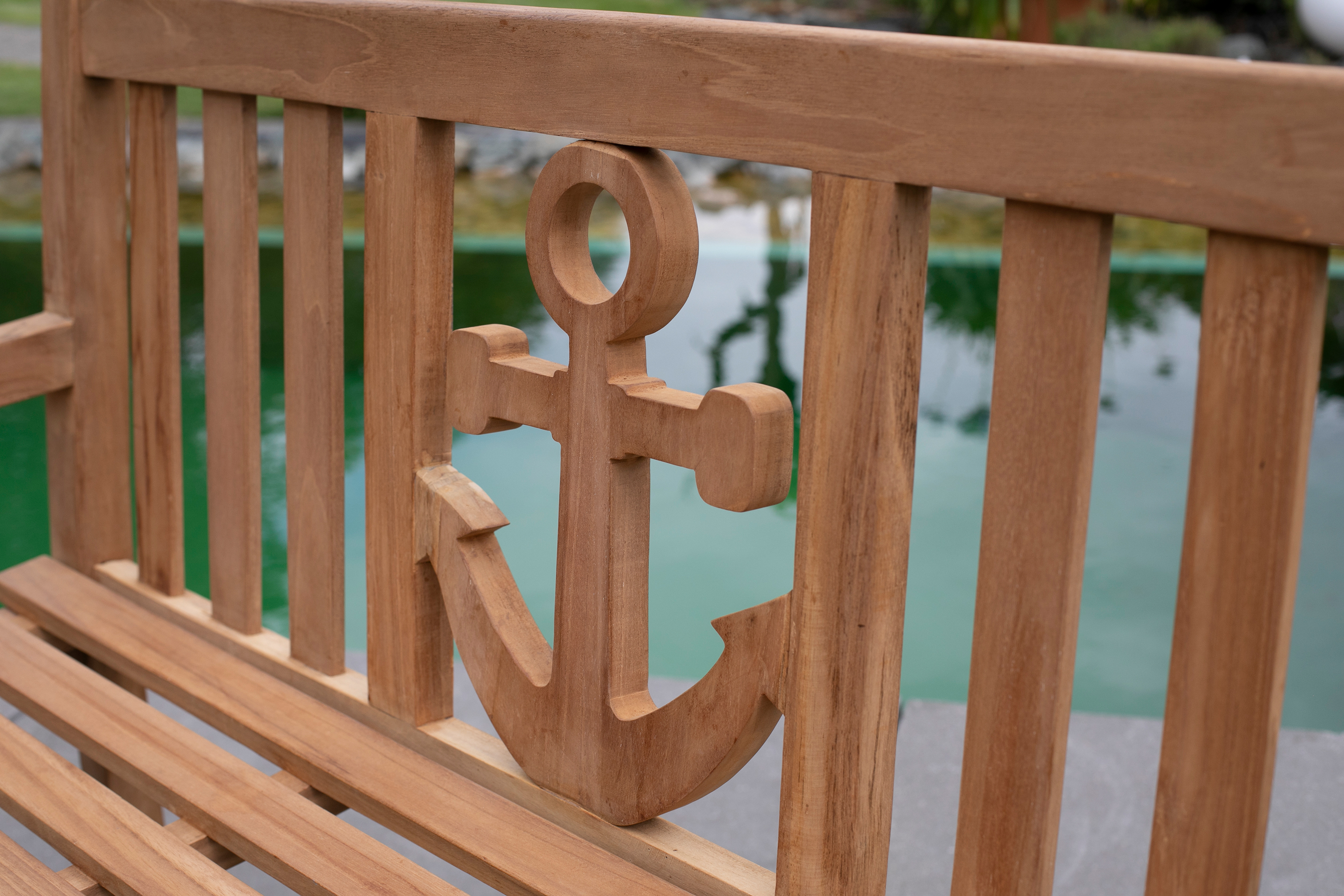 Teak-Gartenbank Anker